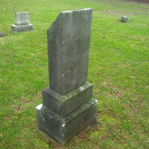 tombstone unmarked